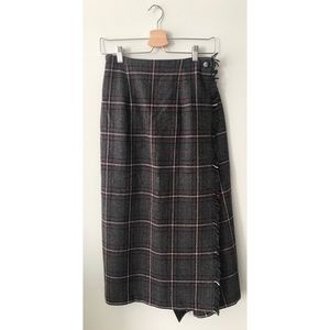 Charter Club Tartan Wrap Skirt